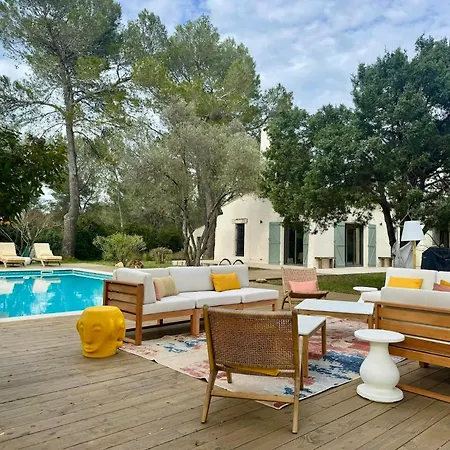 Hébergement de vacances And Pavilion With Pool At Pic Saint-loup Assas
